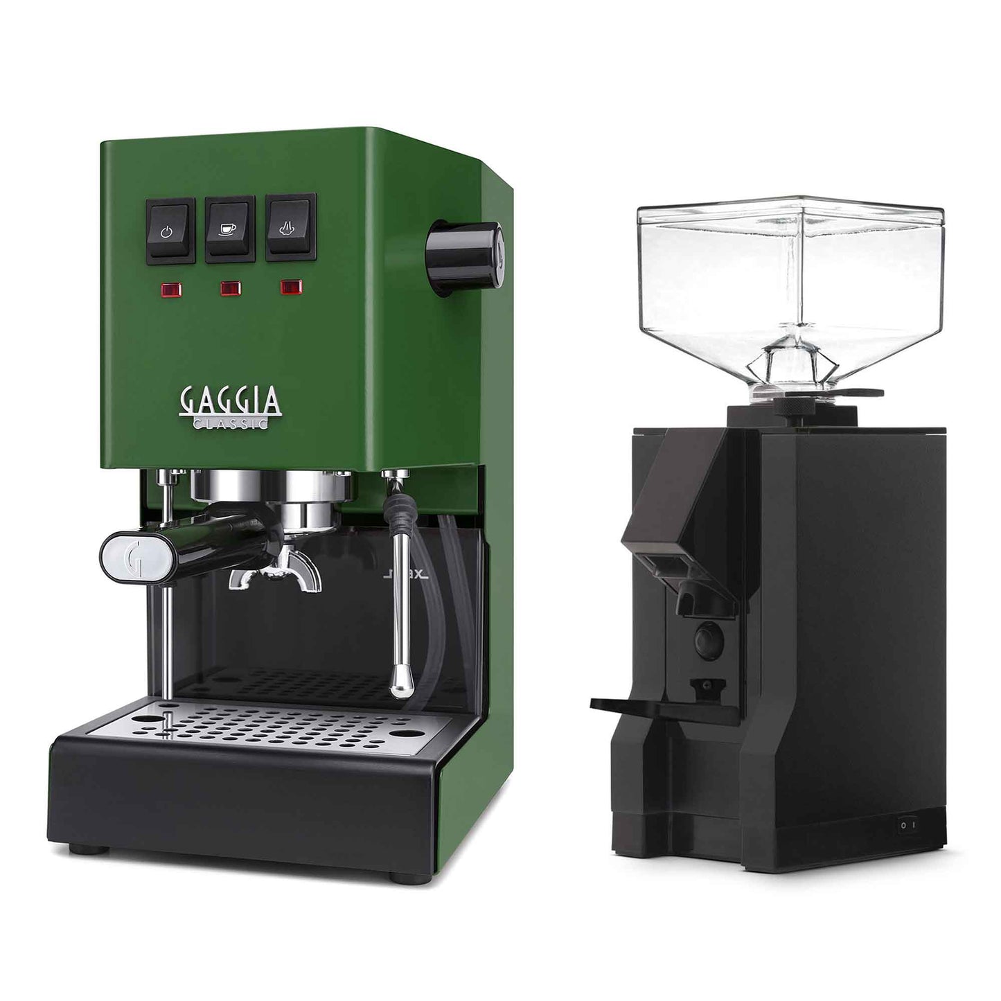New - Gaggia Classic Evo Pro & Eureka Mignon Manuale 50 Espresso Machine Package