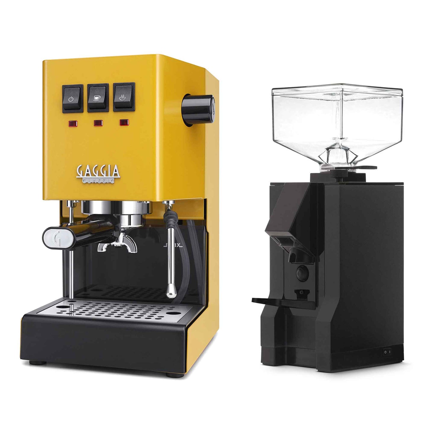 New - Gaggia Classic Evo Pro & Eureka Mignon Manuale 50 Espresso Machine Package