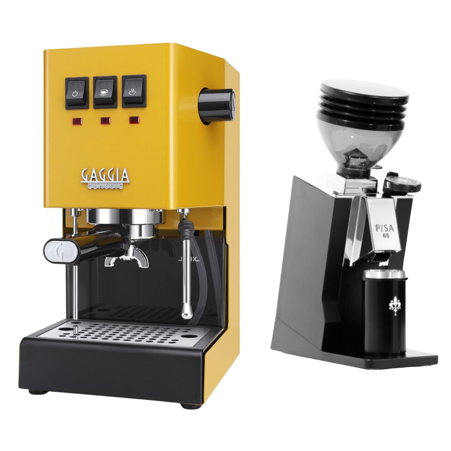 Gaggia Classic E24 Evo Pro & Eureka Mignon Pisa 65 Espresso Bundle