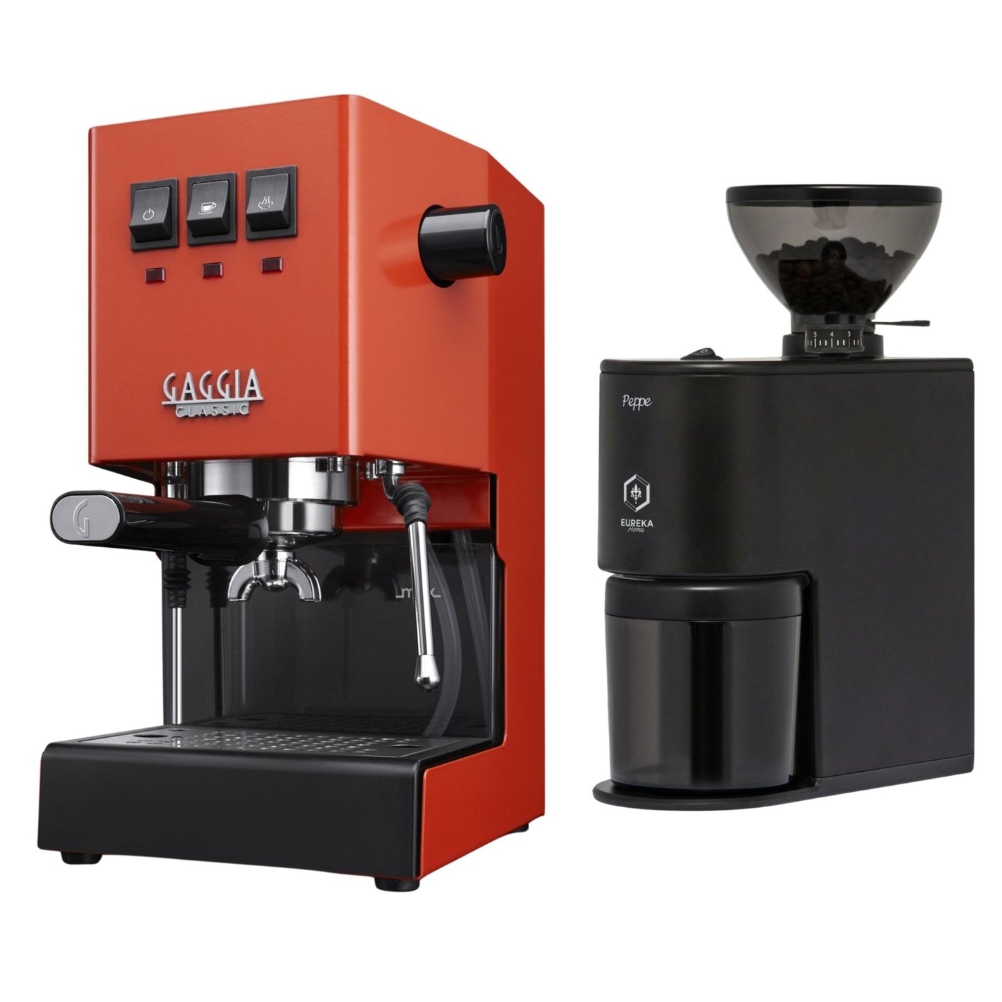 Gaggia Classic E24 Evo Pro Espresso Machine & Eureka Peppe Grinder Bundle