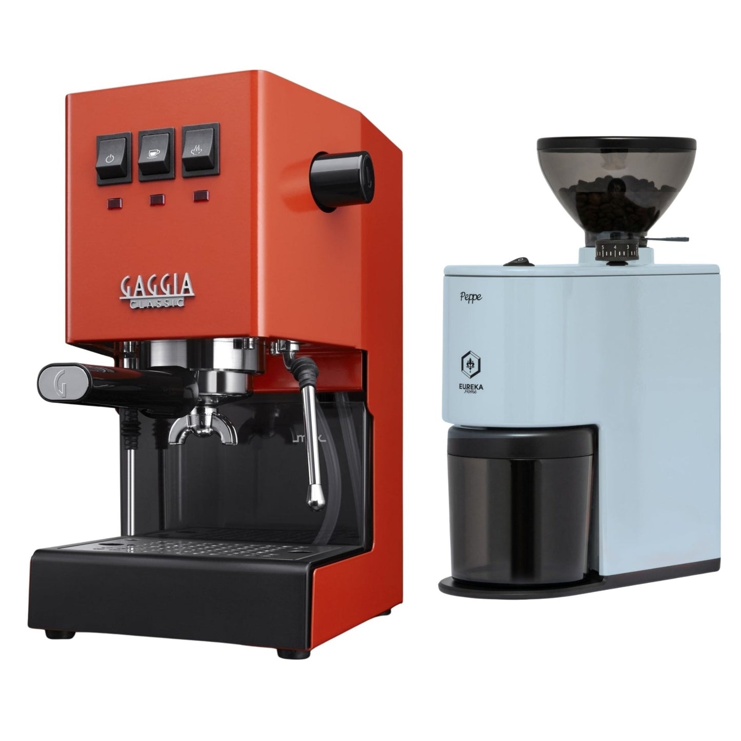 Gaggia Classic E24 Evo Pro Espresso Machine & Eureka Peppe Grinder Bundle