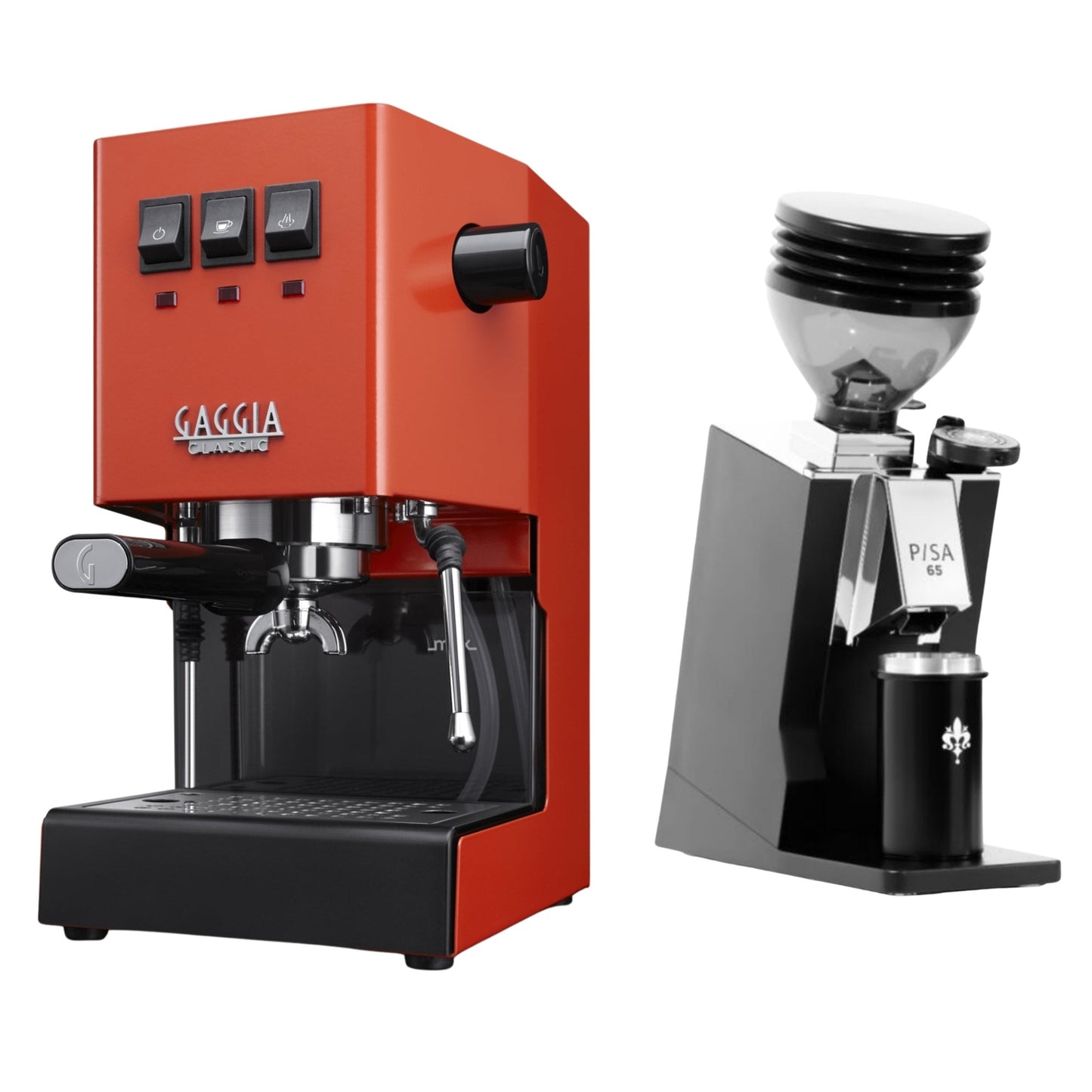 Gaggia Classic E24 Evo Pro & Eureka Mignon Pisa 65 Espresso Bundle