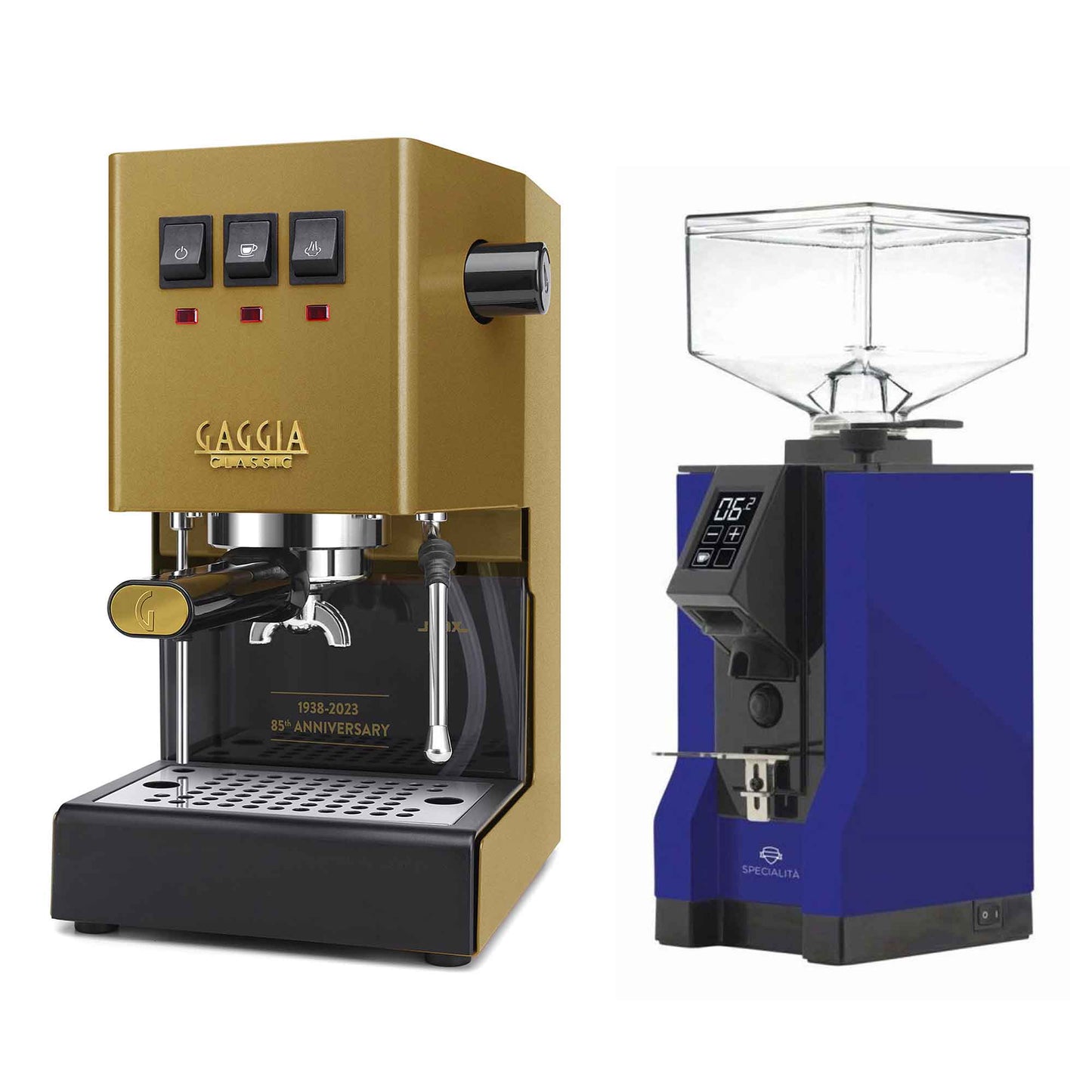 New - Gaggia Classic Evo Pro & Eureka Mignon Specialita Espresso Machine Package