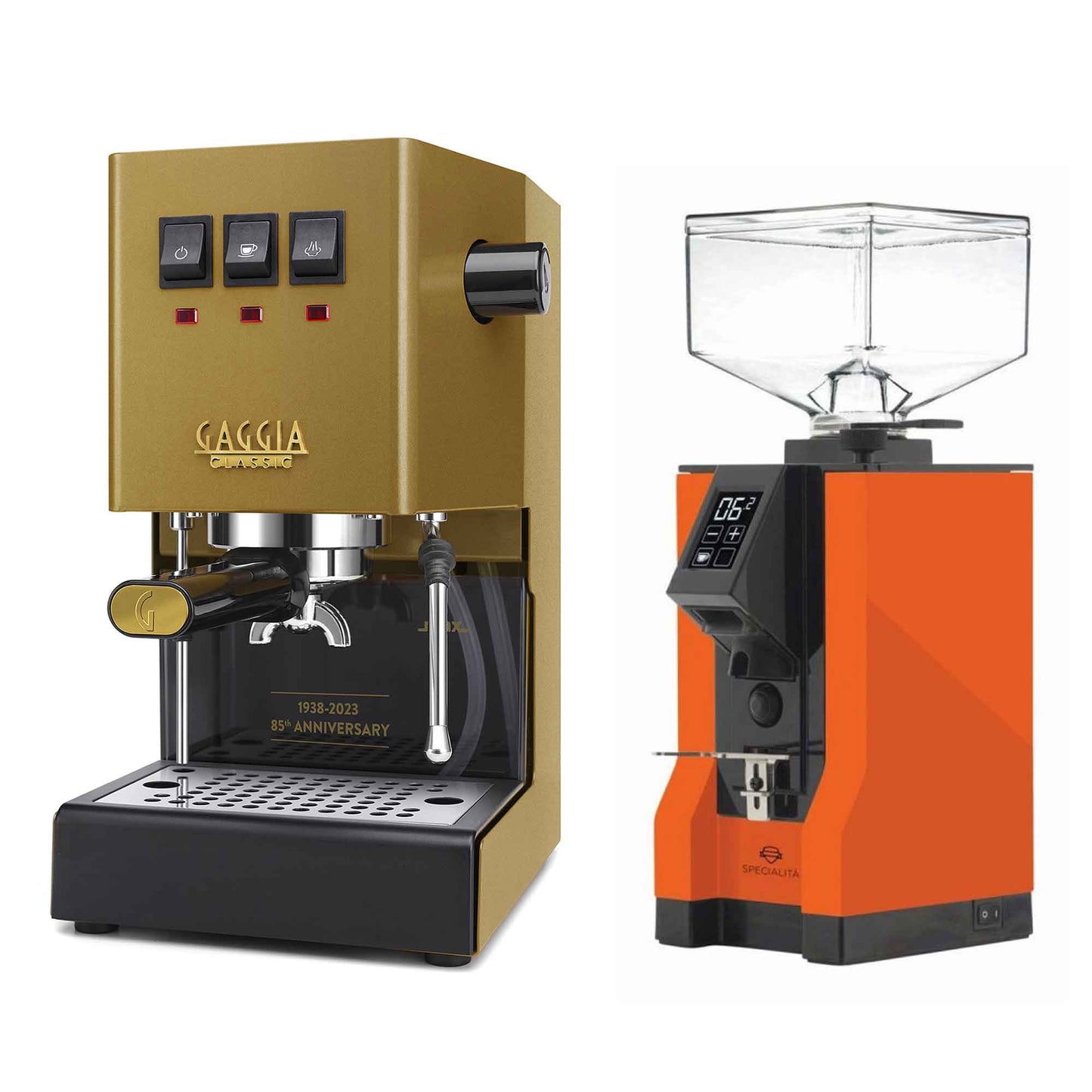 New - Gaggia Classic Evo Pro & Eureka Mignon Specialita Espresso Machine Package