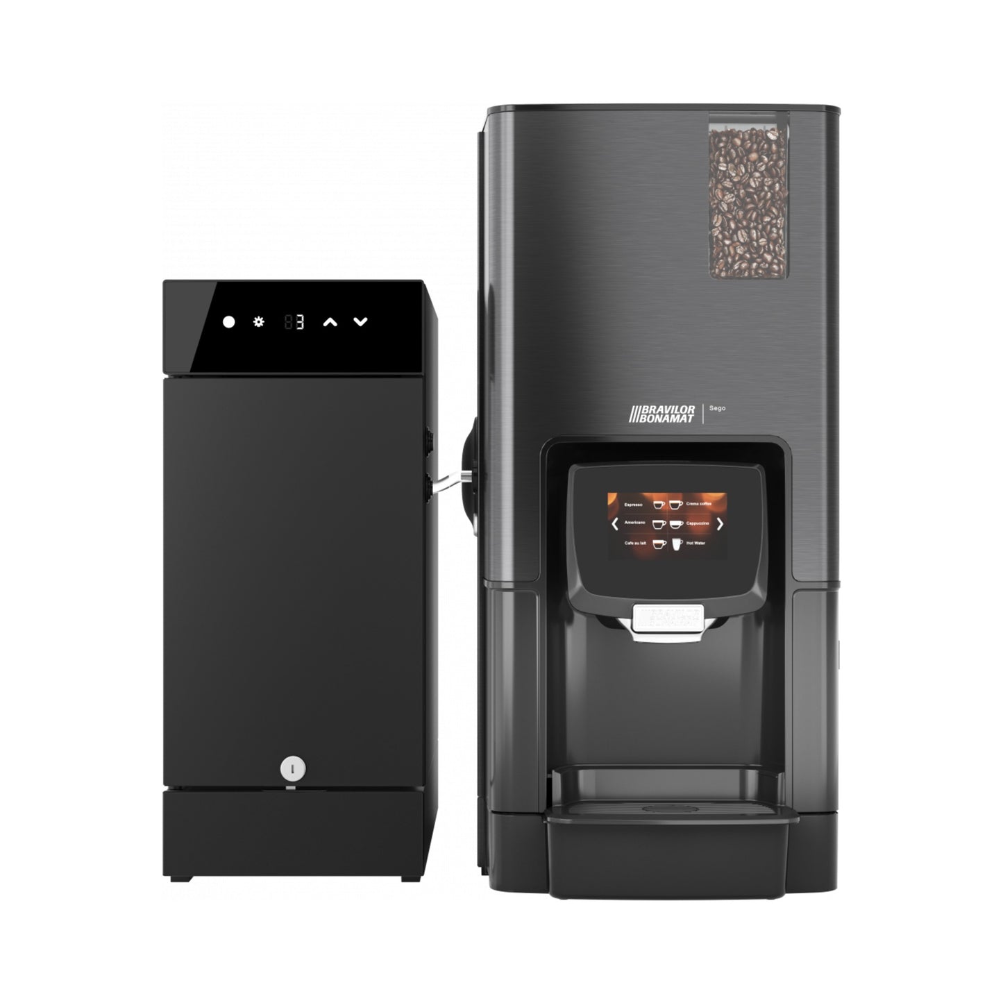 Bravilor Sego 12L FreshMilk Bean to Cup Coffee Machine - 60 Drinks Per Day