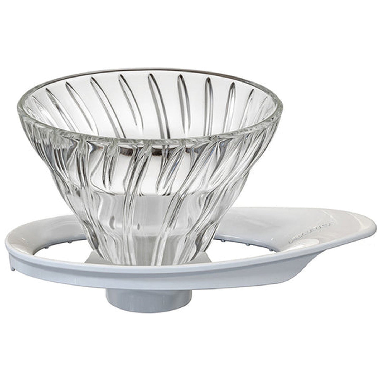 Hario V60 Glass Coffee Dripper White - Size 01