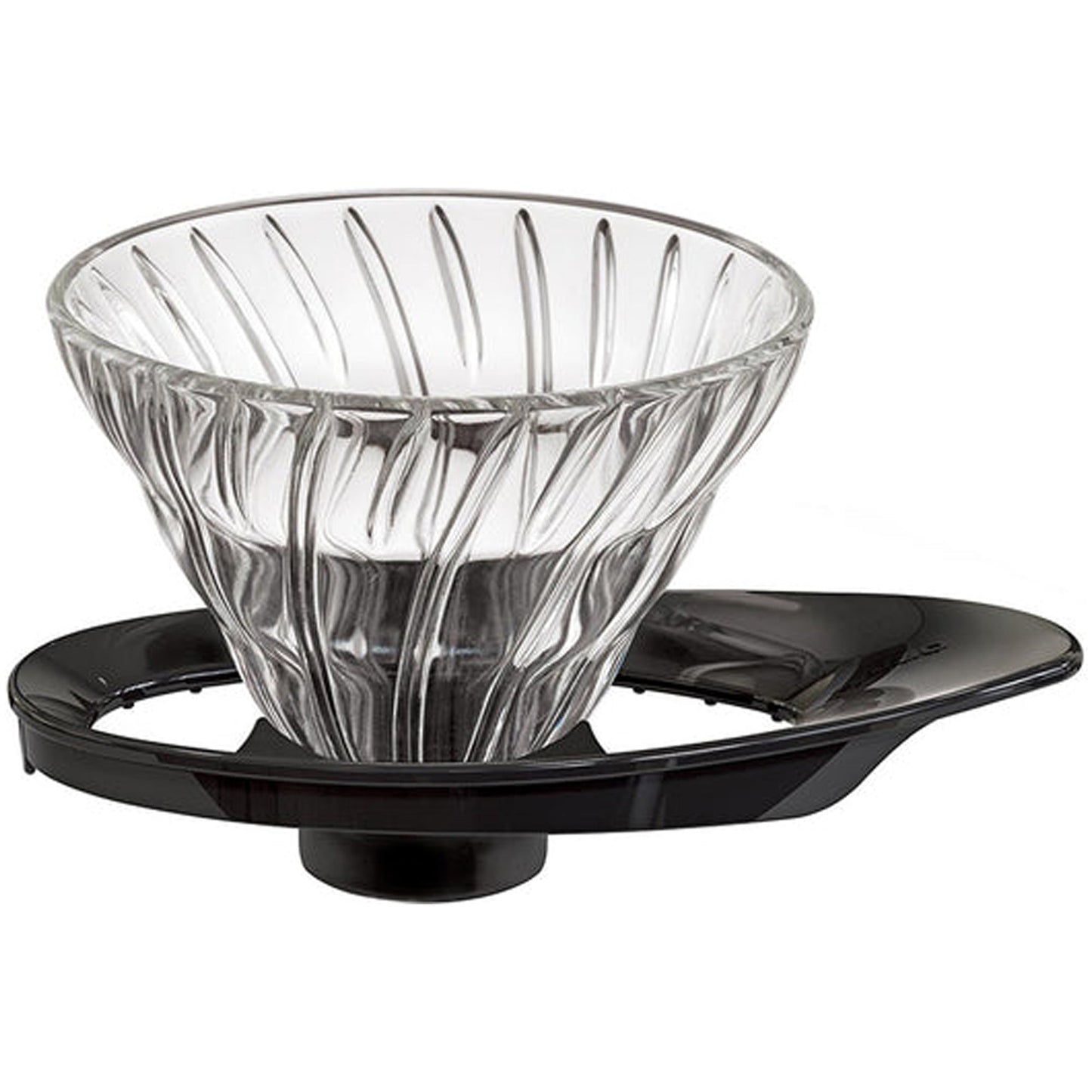 Hario V60 Glass Coffee Dripper Black - Size 01
