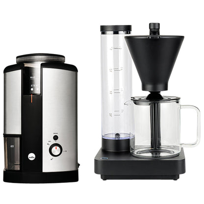 Wilfa Performance Compact and Svart Coffee Grinder (Silver) Bundle