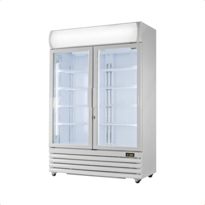 Prodis XD1201 Double Door Tall Shop Display Fridge