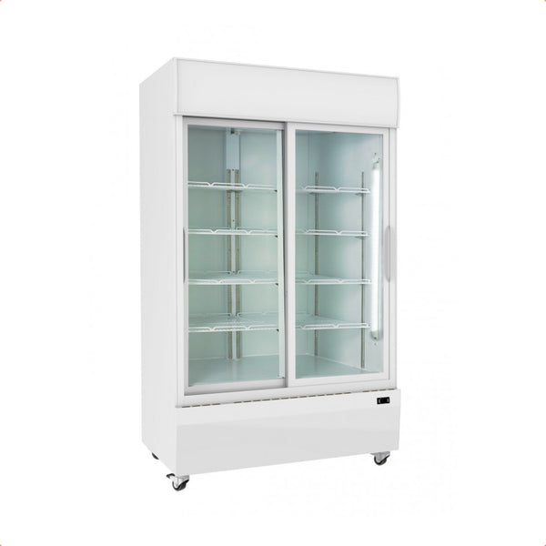 Prodis XD701S Sliding Double Door Tall Shop Display Fridge