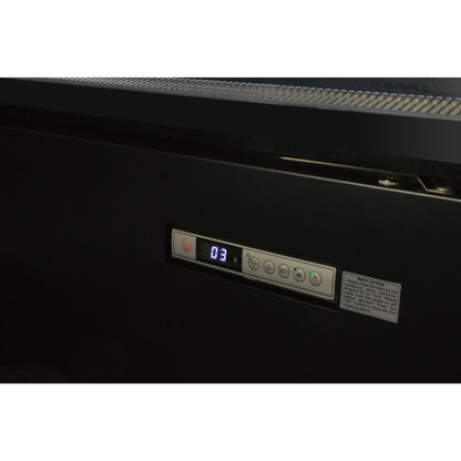 Prodis XMD1875-P-FGD-K Panoramic Frameless Glass Door Refridgerated Multideck - Black