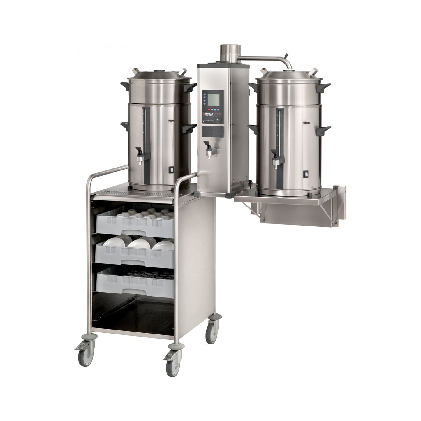 Bravilor B10 HW W L/R Round Filter Machine - Brew 10L in 10 Minutes - 3 Phase + Water Tap