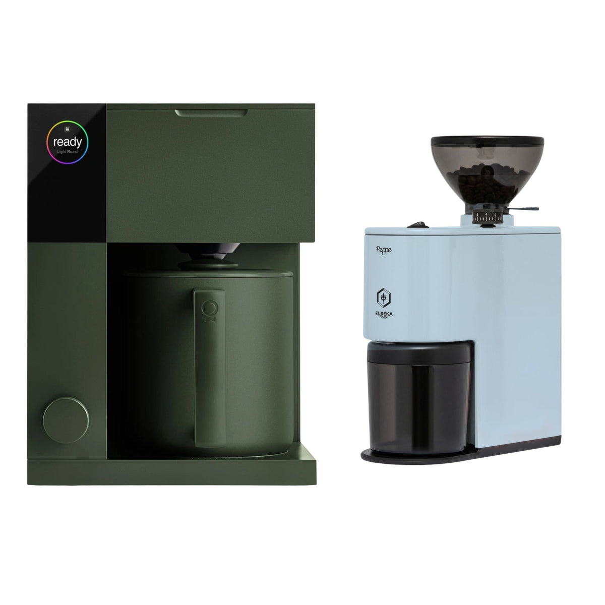 Fellow Aiden Precision Coffee Brewer & Eureka Peppe Grinder Bundle