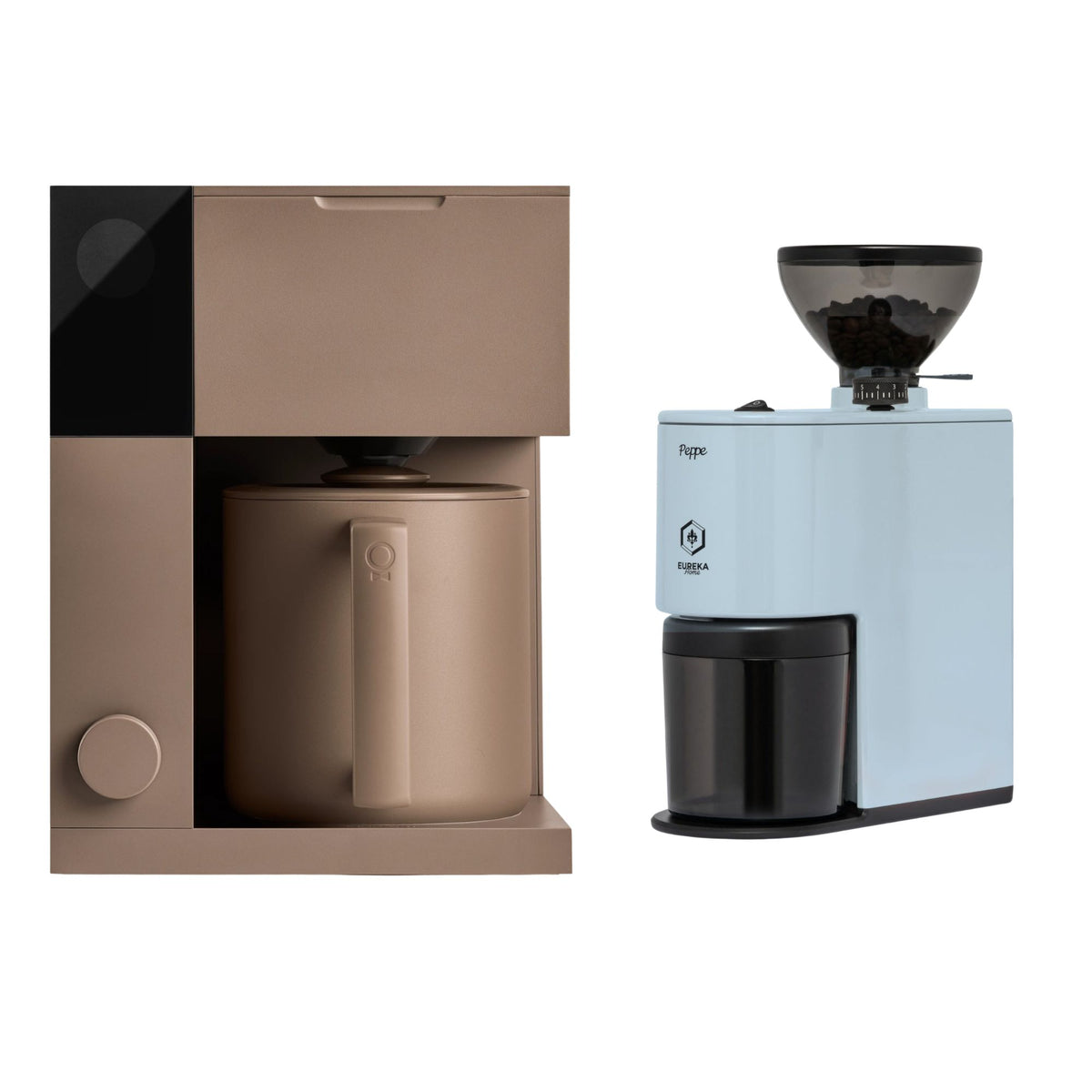 Fellow Aiden Precision Coffee Brewer & Eureka Peppe Grinder Bundle