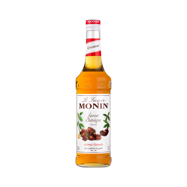 Monin Premium Chestnut Syrup 700ml Glass Bottle