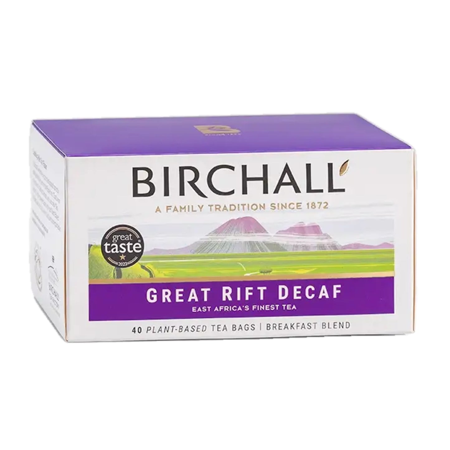 Birchall Great Rift Decaf Tea - 40 Plant-Based Everyday Tea Bags RA