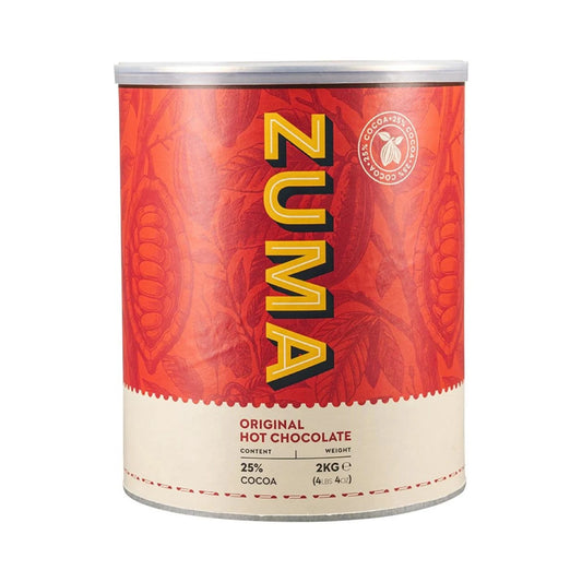 Zuma Original Premium Hot Chocolate 25% Cocoa 2kg Tin
