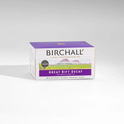 Birchall Great Rift Decaf Tea - 40 Plant-Based Everyday Tea Bags RA