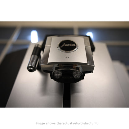 Jura JX8 Bean to Cup Coffee Machine + 4L Milk Cooler - 100 CPD (Refurbished)