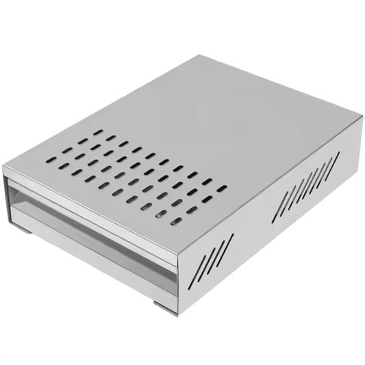 Stainless Steel Under Grinder Coffee Knock Out Drawer - Silver