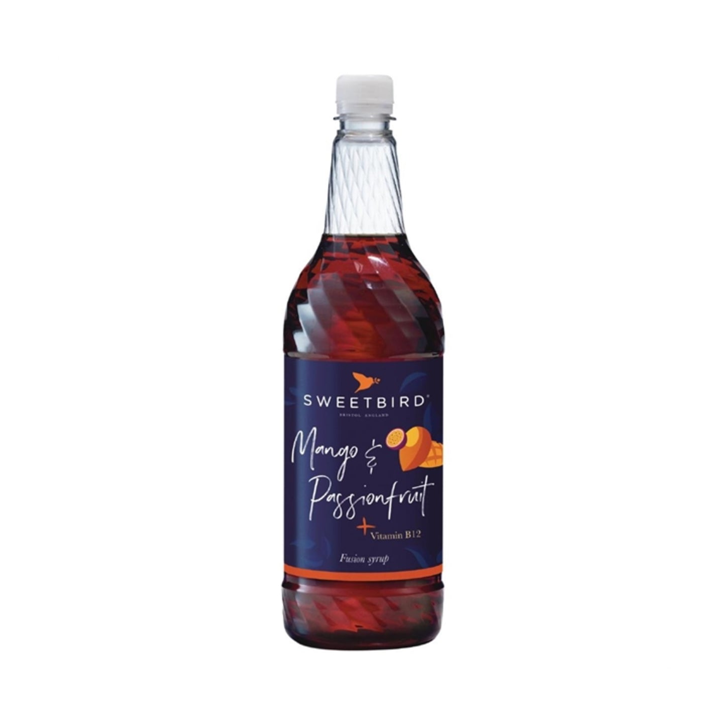Sweetbird Mango & Passionfruit Fusions+ Syrup - 1 Litre Bottle