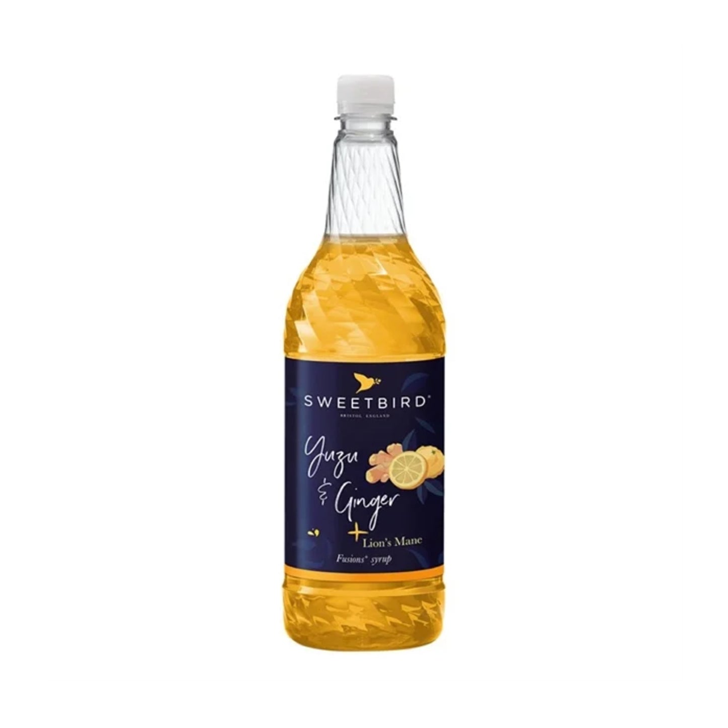 Sweetbird Yuzu & Ginger Fusions+ Syrup - 1 Litre Bottle