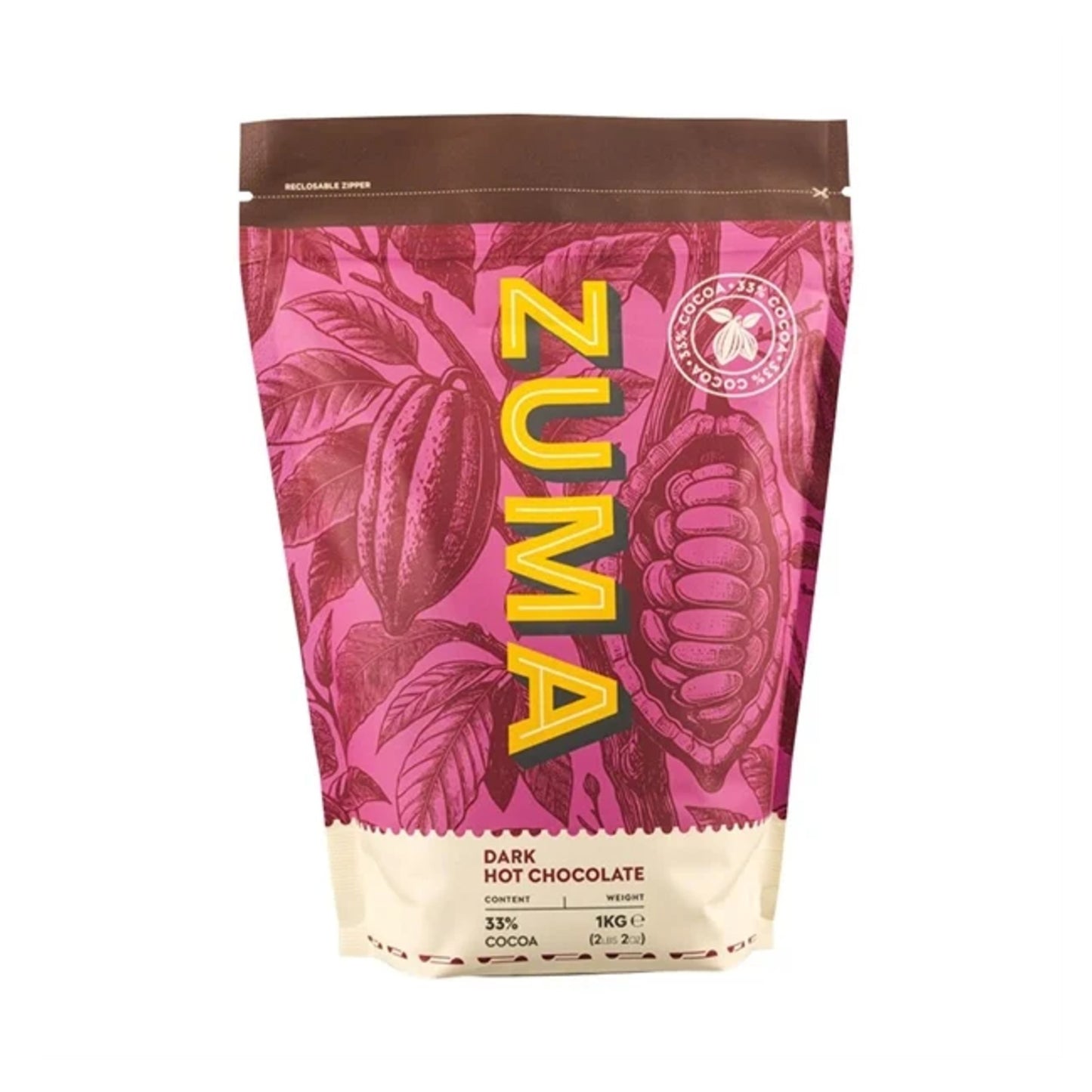 Zuma Dark Premium Hot Chocolate 33% Cocoa 1kg