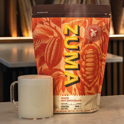 Zuma White Premium Hot Chocolate 1kg Bag