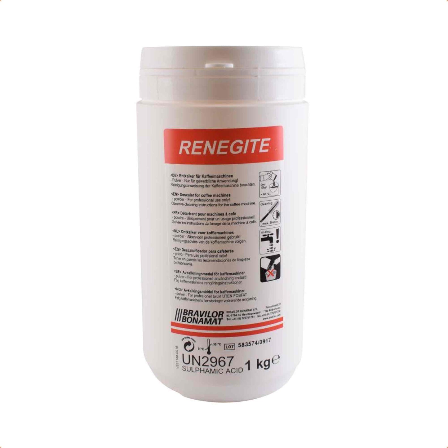 Bravilor Renegite Descaler 1kg