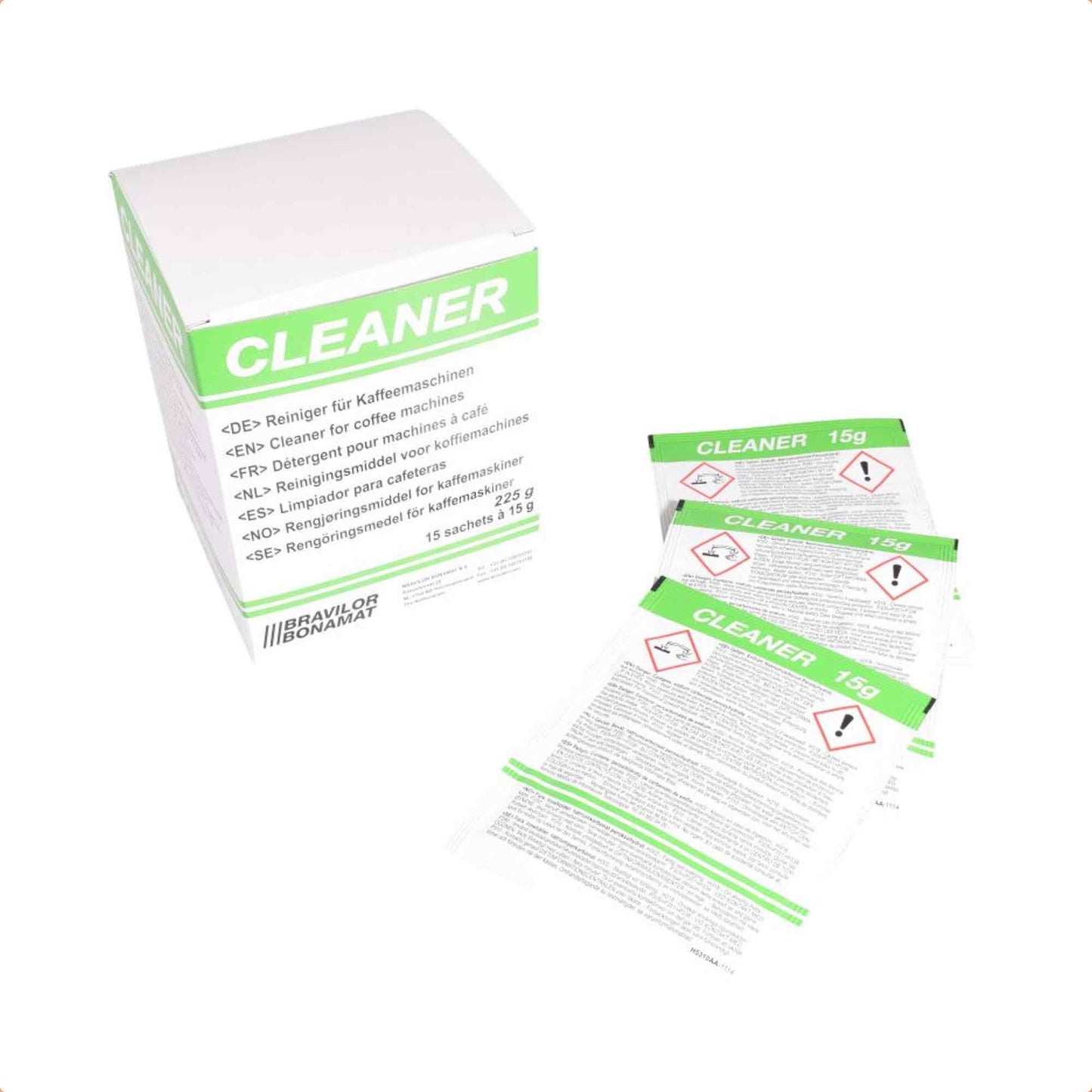 Bravilor Coffee Machine Cleaner 4 X 15 X 15g (60 Sachets Total)