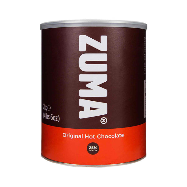 Zuma Original Premium Hot Chocolate 25% Cocoa 2kg Tin