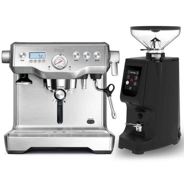 Sage The Dual Boiler Espresso Machine + Eureka Atom Touch 65 Grinder Package