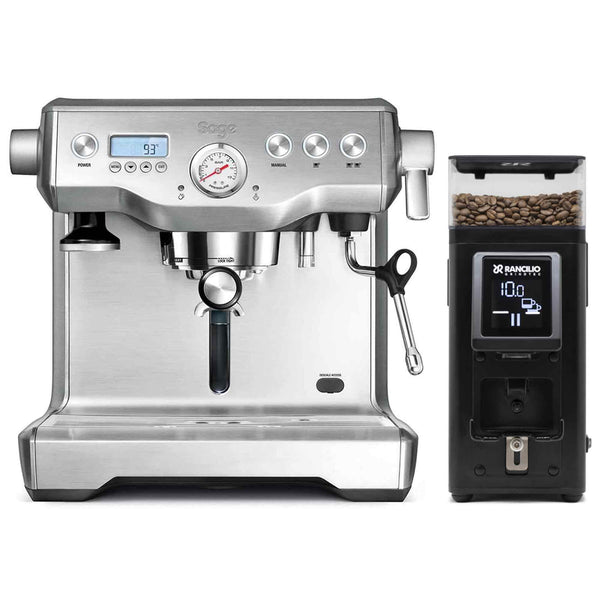 Sage The Dual Boiler Espresso Machine + Rancilio Stile Grinder Package