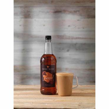 Sweetbird Caramel Coffee Syrup - 1 Litre Bottle