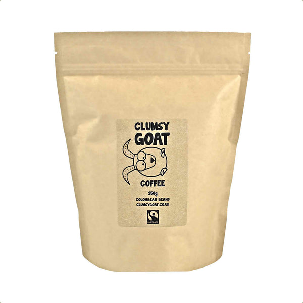 Clumsy Goat Fairtrade Colombian Coffee Beans - 100% Arabica