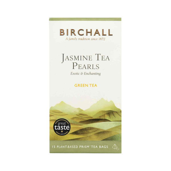 Birchall Jasmine Tea Pearls Prism Tea Bags - Pack of 15