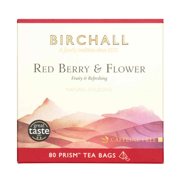 Birchall Red Berry & Flower Prism Tea Bags