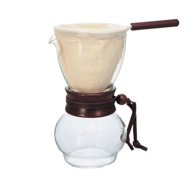 Hario Dark Wood Woodneck Cloth Filter Drip Pot - 1-2 Cup