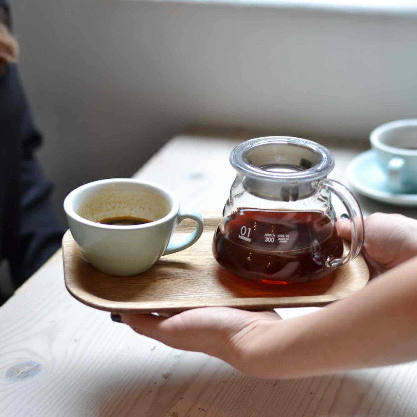 Hario V60 01 Clear Glass Range Server - 360ml