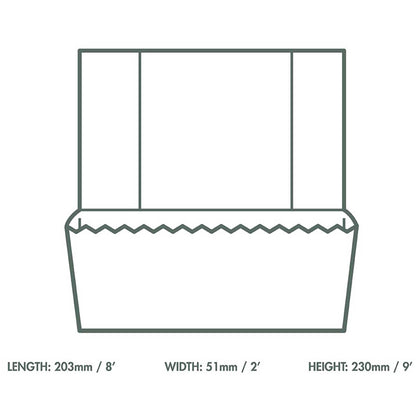 Vegware Compostable 8 x 2 x 9in Therma Paper Pouch - Case of 500