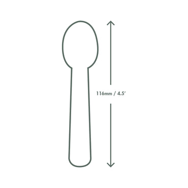 Vegware Compostable 4.5in CPLA Teaspoon - Case of 2000