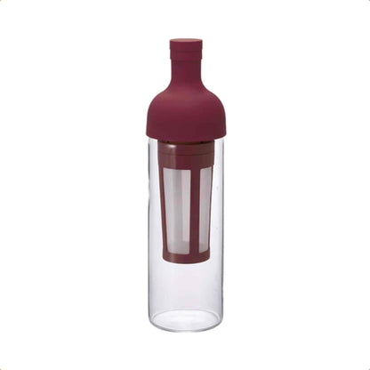 Hario Cold Brew Coffee Filter In A Bottle - Cranberry Red - 650ml