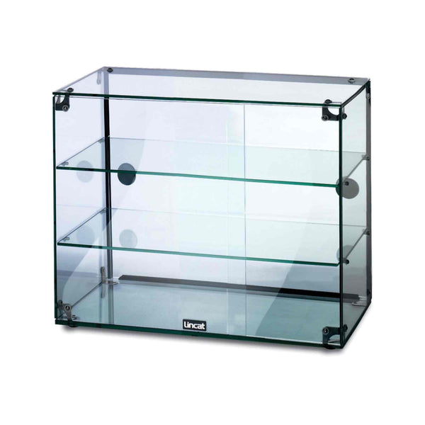 Lincat Seal Glass Display Case - Rear Sliding Doors - 490h x 607w x 350d  - GC36D