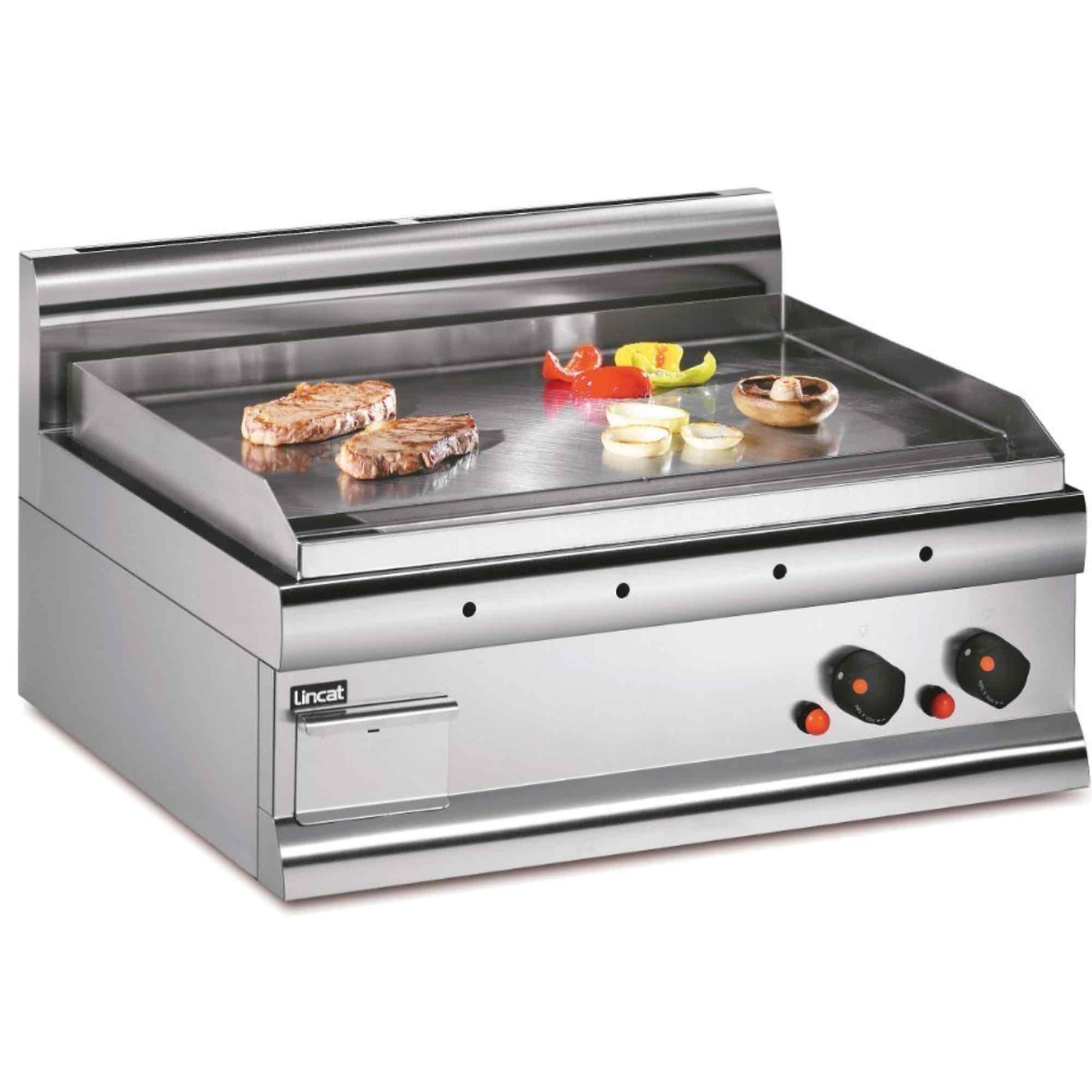 Lincat Silverlink 600 Steel Griddle 8kw - Propane Gas - 750w x 650d x 415h - GS7/P
