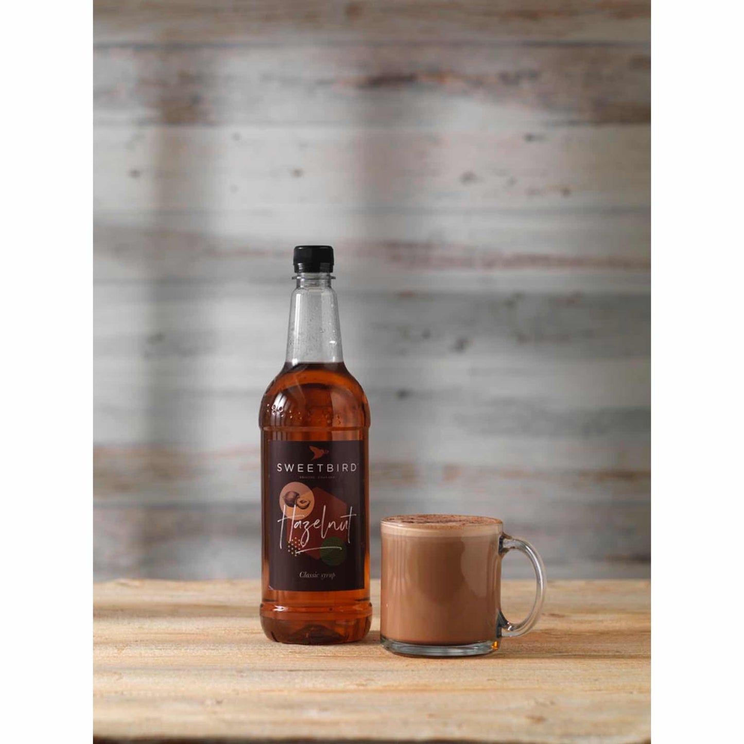 Sweetbird Hazelnut Coffee Syrup - 1 Litre Bottle