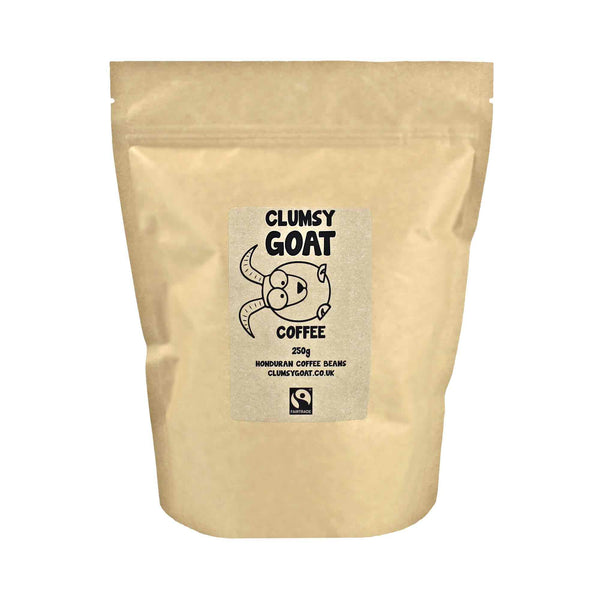 Clumsy Goat Fairtrade Single Origin Of The Month Gift Subscription - Whole Coffee Beans - 250g Bag