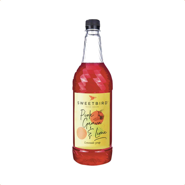 Sweetbird Pink Guava & Lime Lemonade Syrup - 1 Litre Bottle