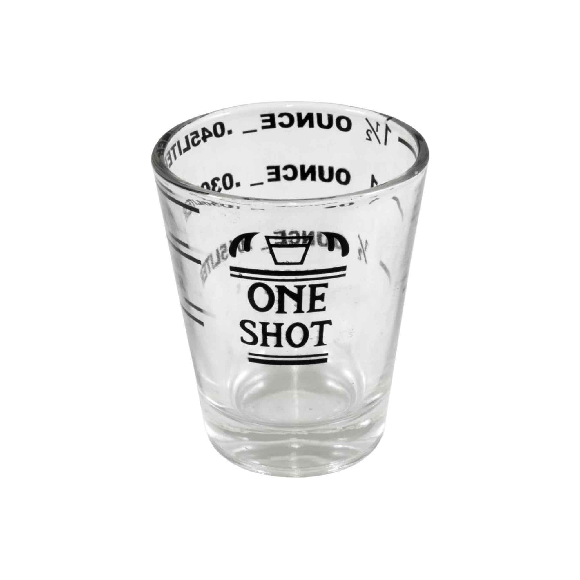 One Shot Espresso Glass With Markings 1 5oz Clumsy Goat Coffee