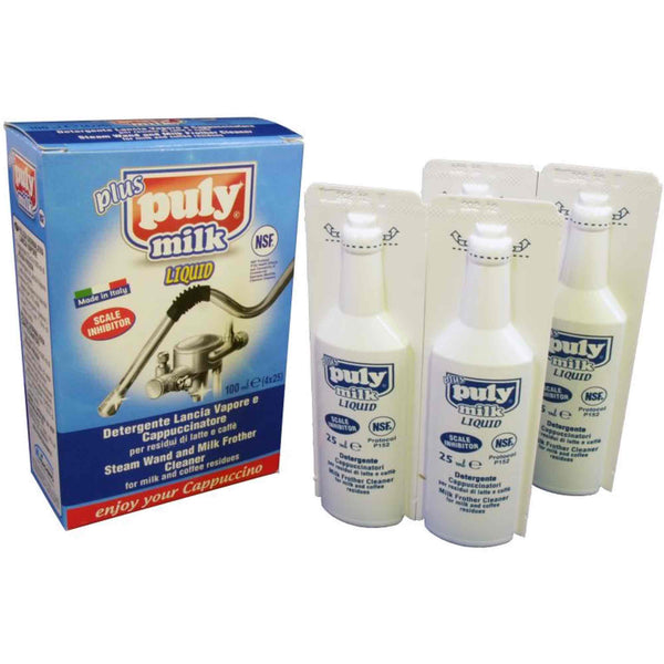 Puly Milk Frother Cleaner 4 X 25ml Bottles