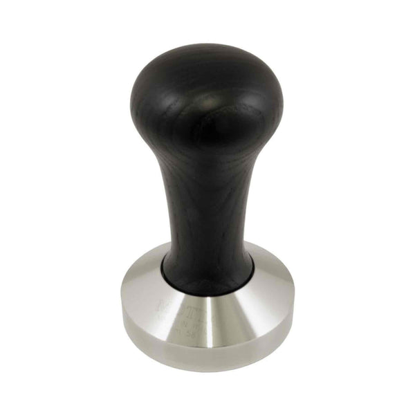 Motta Black Wooden Tamper - Stainless Steel Base - 58mm